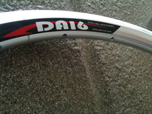 ホイール ALEXRIMS DA16 18インチ(ETRTO 355) ▽▽美品 アレックスリム