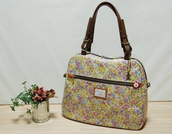 リバティ ハンドメイド ☆ Emily ☆ ビニコ ボストン バッグ