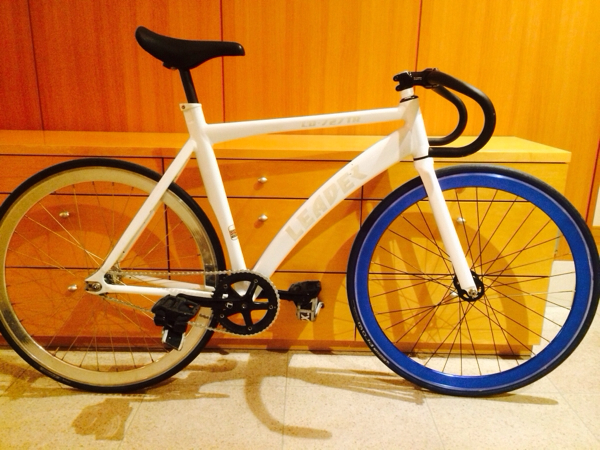 【引取り限定】LEADER BIKE 727 フレームセット＆前後ホイール leader bike 727 リーダーバイク leaderbike ピスト pista deda
