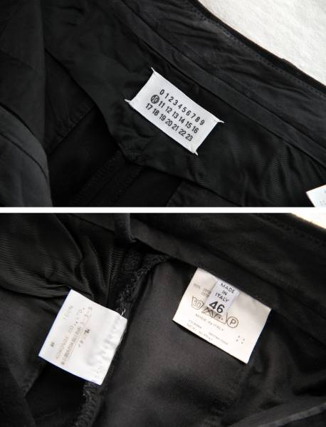 マルジェラ10初期00AWモールスキン パンツ 黒MARTIN MARGIELA(ボトムス 