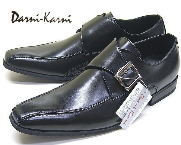 新品★モカ/ロングノーズ/モンク/Darni Karni-217/BLACK/26cm