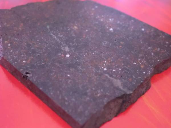 オーマン産　PILISHED SLICE METEORITE 隕石　珍品