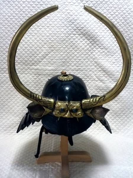 最落なし売り切り　☆　兜　明珍の兜　☆　前立付！