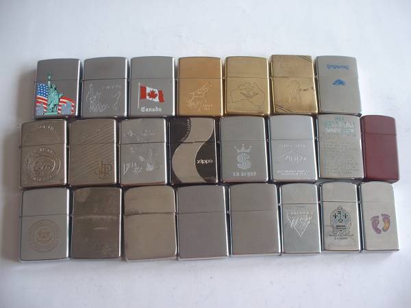 ☆中古☆zippo☆23点☆ 中古ジャンクジッポー 23個セット 破損無し