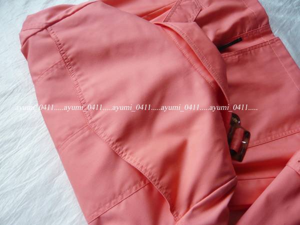 春♪a.v.v/ピンク.ミドル丈スプリングトレンチコート7号Ｓavv