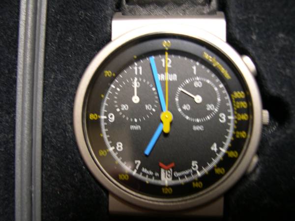 希少 BRAUN AW75 chronodate titan ブラウンクロノデータチタン