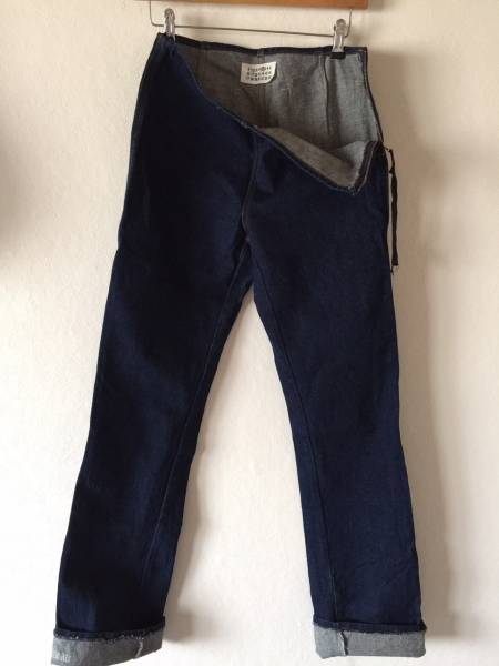 マルタンマルジェラ　サイドジップ　デニム　パンツ　濃紺