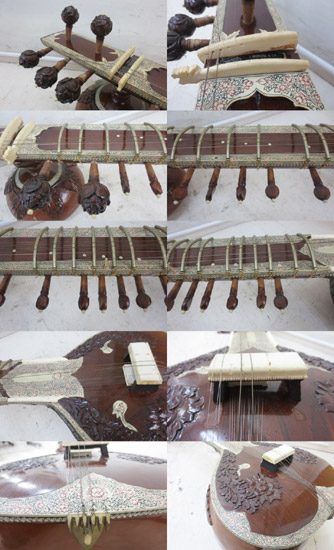 ☆シタール Sitar J.Mondal ＆ Co. インド民族楽器 ジャンク☆(弦楽器
