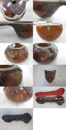 ☆シタール Sitar J.Mondal ＆ Co. インド民族楽器 ジャンク☆(弦楽器