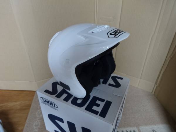 SHOEIジェットヘルメットLサイズ 59cm 白 J-FORCE IV | JET