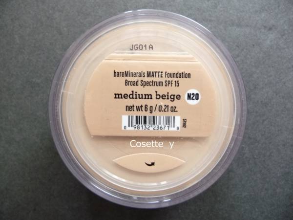 正規 ベアミネラル マットファンデーション6gミディアムベージュ
