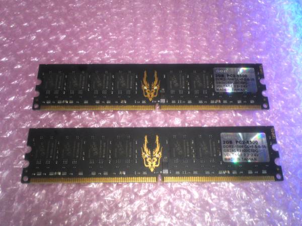 ■■ GEIL です ☆PC2-8500 /DDR2-1066 /2GB×2枚　計 4GB ■■
