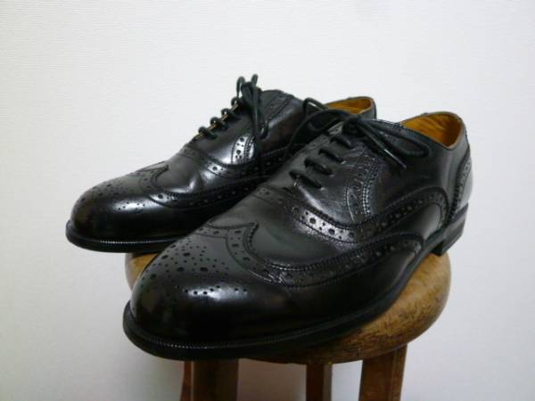 ○REGAL○リーガル○ウイングチップ【25EE】ブラック黒