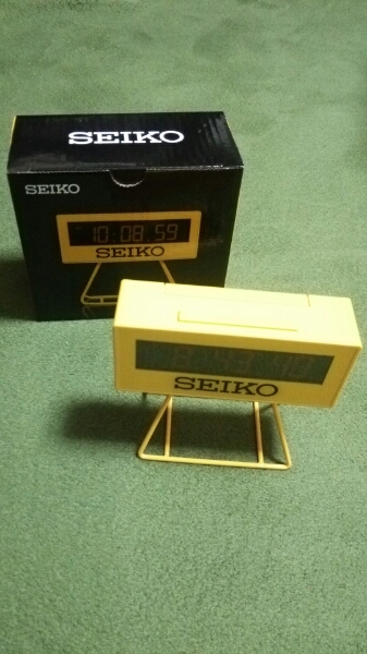 SEIKOセイコー　ミニタイマークロック 東京マラソン大阪マラソン