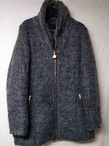 ◆HK WORKS LONDON◆中綿入りモヘアコート◆