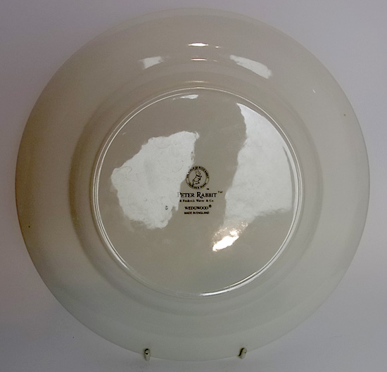 ウェッジウッド ピーターラビット100周年記念プレート未使用箱入_2