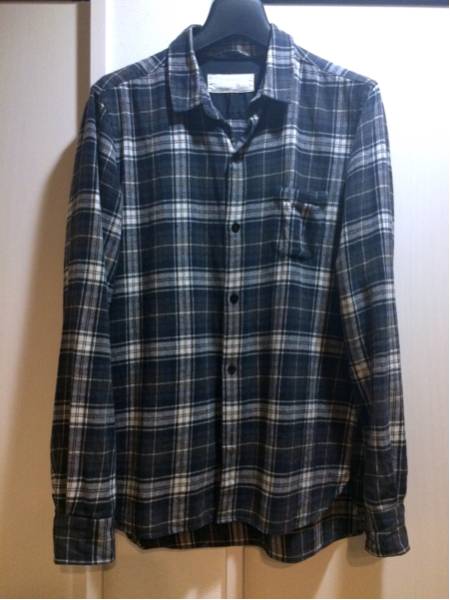 Edition エディション 白黒 チェックシャツ