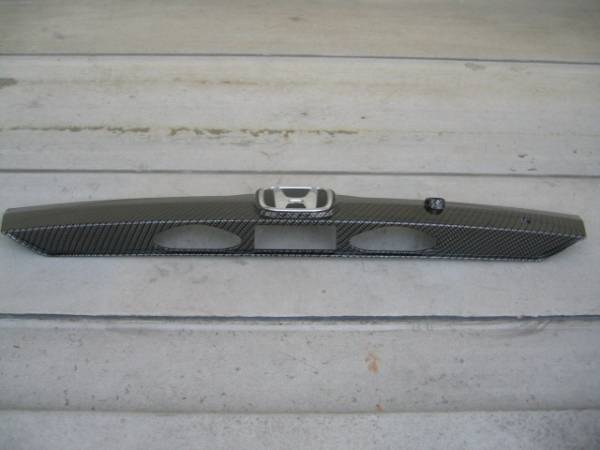 フィット GE6～9 後期 カーボン調 バック ドア カバー!!!