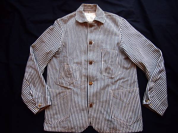 フリーホイーラーズヒッコリーカバーオール３６