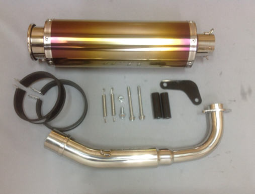 新品★激安　マジェスティ125用　チタンサイレンサー　マフラー 