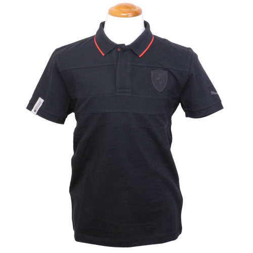 【新品】フェラーリ プーマ 2015 LS ポロシャツ ブラック 　S