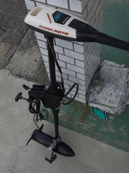 ミンコタ TURBO65 36Lbsハンドエレキ＋振動子付＋取付金具付(10馬力  