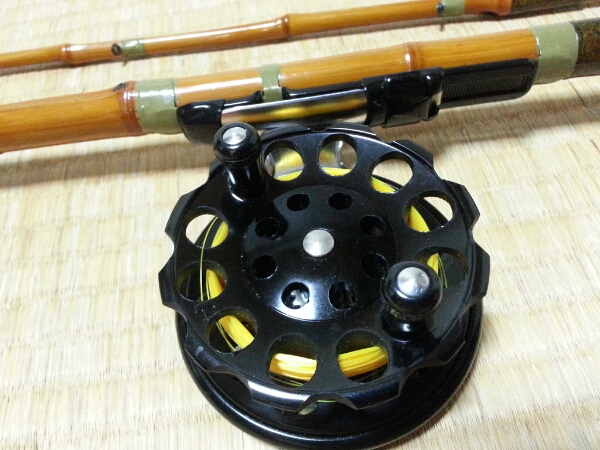 和竿 竿匠ヘチ単竿 、加工富士リールFPR25のセット(チヌ竿)｜売買され