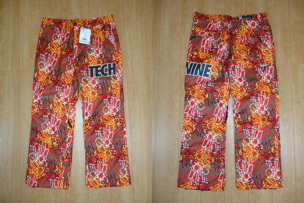 254★新品 TECHNINE テックナイン スノボウェアパンツ 赤 XL★