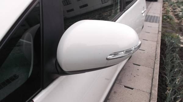 ソニカRS。左ウインカー付ドアミラーassy(パール）W16。送料込