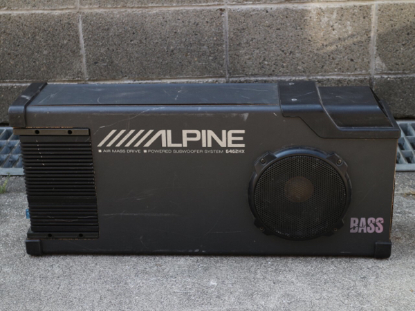 ALPINE 6462HX サブウーハー アンプ アルパイン 動作未確認 中古