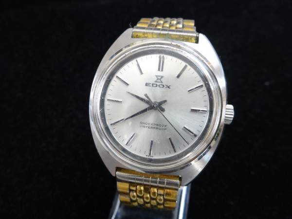 アンティーク エドックス 時計 メンズ 自動巻き Edox 稼動 24405 エドックス 売買されたオークション情報 Yahooの商品情報をアーカイブ公開 オークファン Aucfan Com