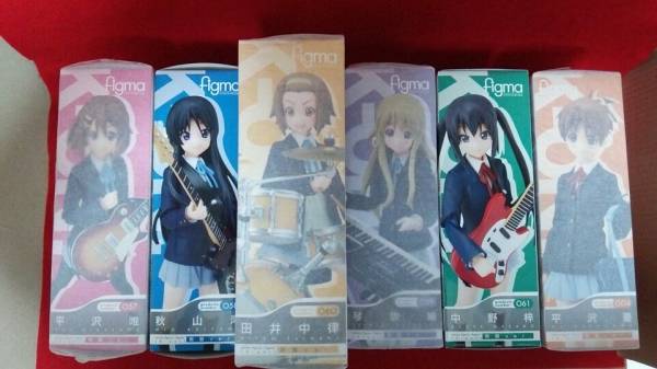 figma けいおん！放課後ティータイムメンバー+平沢憂　6体セット