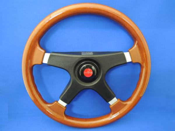 当時物personal パーソナル ウッドステアリング イタリア製 35φ+ボス ウッドステアリング 当時物 旧車 パーソナル ステアリング イタリア製