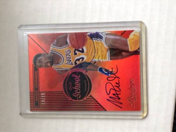 NBA 2014-15 prestige Magic Johnson auto /15(バスケットボール)｜売買されたオークション情報 ...