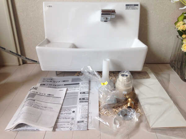 INAX 手洗器部材セット GAWL-D83S1HE コフレルワイド 幅416mm(手洗器 