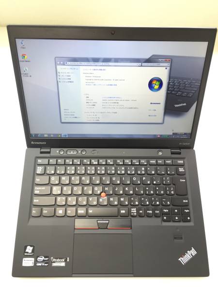 【美品】ThinkPad X1 Carbon Core i7 4GB SSD 256GB Win7 pro