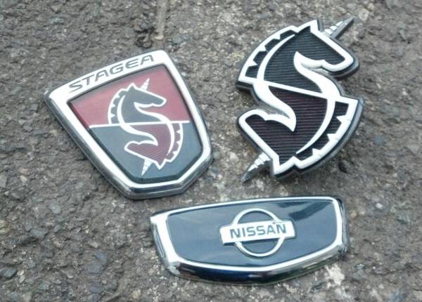 WGNC34 ステージア ユニコーンエンブレム 加工品 ステージア Nissan の 