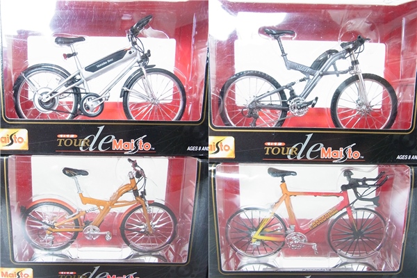 マイスト Tour de Maisto 自転車ミニチュア 1 12 6点セット(オートバイ