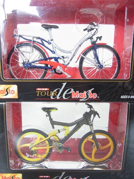 マイスト Tour de Maisto 自転車ミニチュア 1 12 6点セット(オートバイ