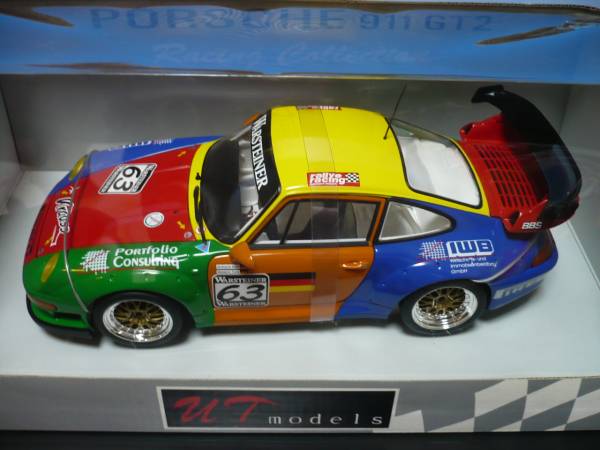 ＵＴモデルス１／１８ポルシェＧＴ２レーシングＩＭＳＡ◆激レア