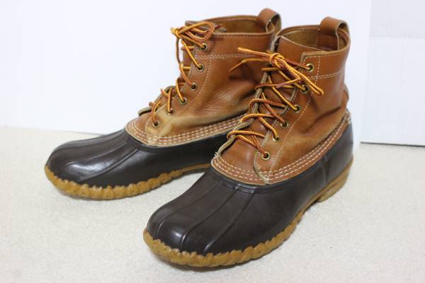 USA製L.L.Beanビーンブーツ6ホールガムシューズ9ビンテージ茶
