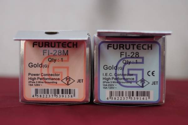 【新製品！ 超特価　FURUTECH】電源プラグセット ＦＩ-28/M（G）