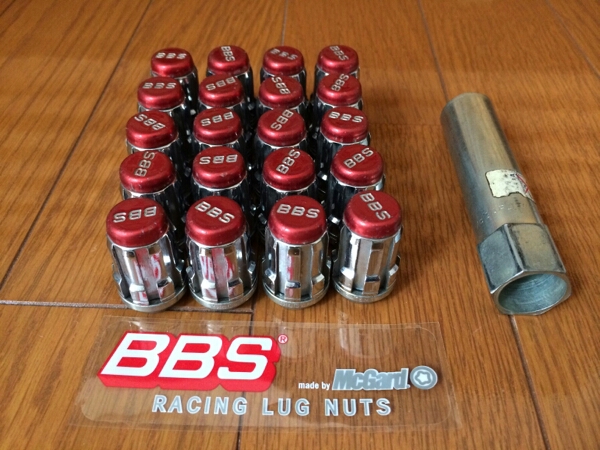 BBS純正レーシングラグナット M12×P1.5 マックガード LM RG