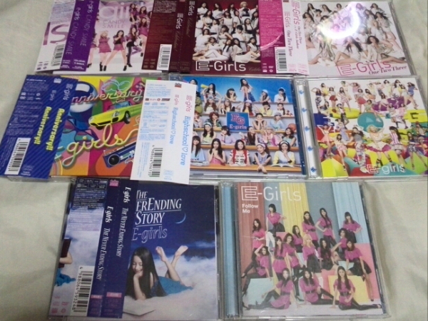 E-girls DVD付CD 8枚セット