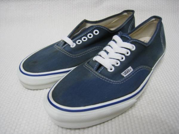 USA製 VANSバンズ オーセンティック 紺【27.5】