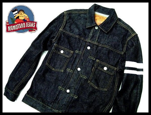 新品◆桃太郎ジーンズ 2105SP 15.7oz特濃出陣デニムGジャン38◆