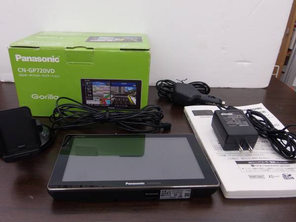 ♪美品！Panasonic SSDポータブルカーナビ CN-GP720VD