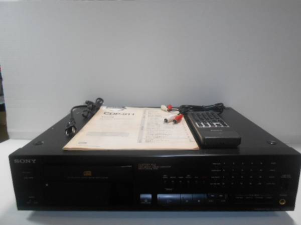 SONY CDプレイヤー★CDP-911　リモコン付★ジャンク