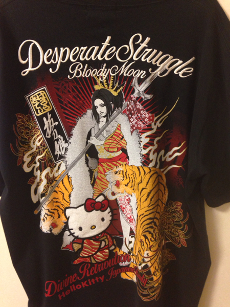 抜刀娘 ハローキティコラボｔシャツ Xxl イラスト キャラクター 売買されたオークション情報 Yahooの商品情報をアーカイブ公開 オークファン Aucfan Com
