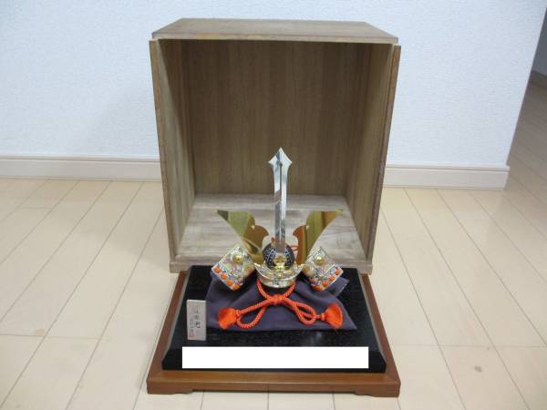 武比古 純銀 兜 甲 冑 かぶと 昭和56年